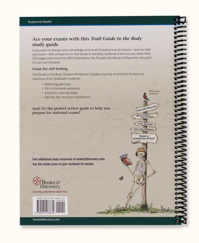 Trail Guide to the Body Student Workbook, 6th Edition