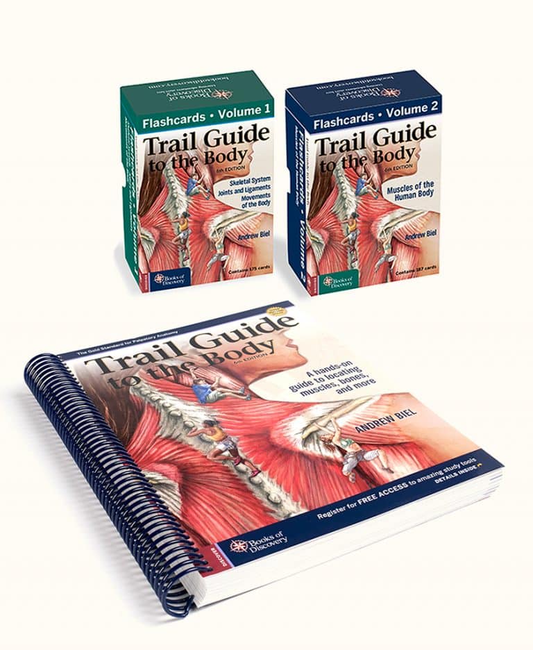 Trail Guide to the Body Textbook Flashcard Set