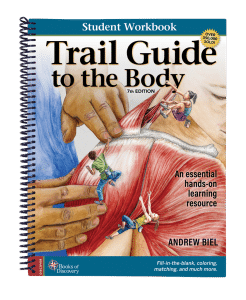 Walkthrough Exercise Book Trail Guide to the Body, Exercise Science Textbook